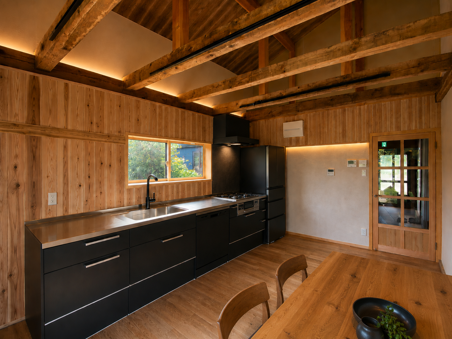Kitchen at The Kura Hakuba